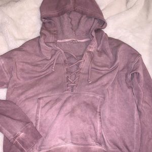 American Eagle stylish top with hood